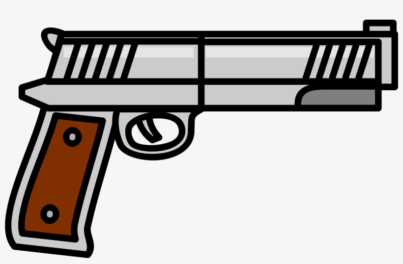 Vibrant Design Clipart Gun - Clipart Image Of Gun, transparent png #8950655