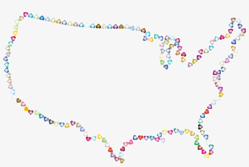 This Free Icons Png Design Of Prismatic Hearts United, transparent png #8950791