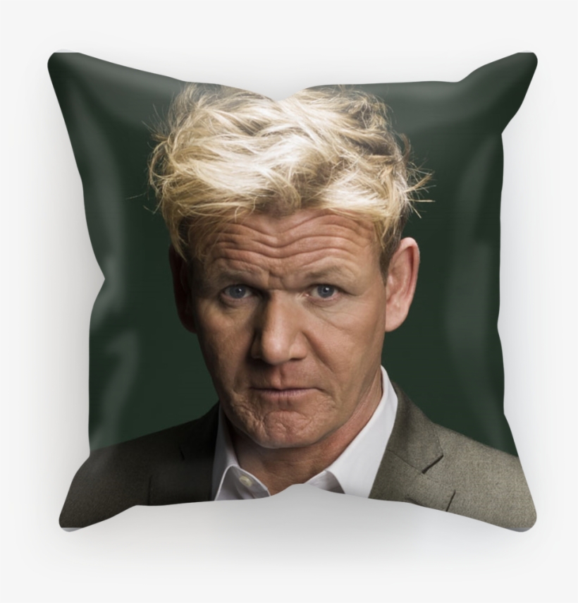 Close-up Of Gordon Ramsay ﻿sublimation Cushion Cover - Gordon Ramsay, transparent png #8951314