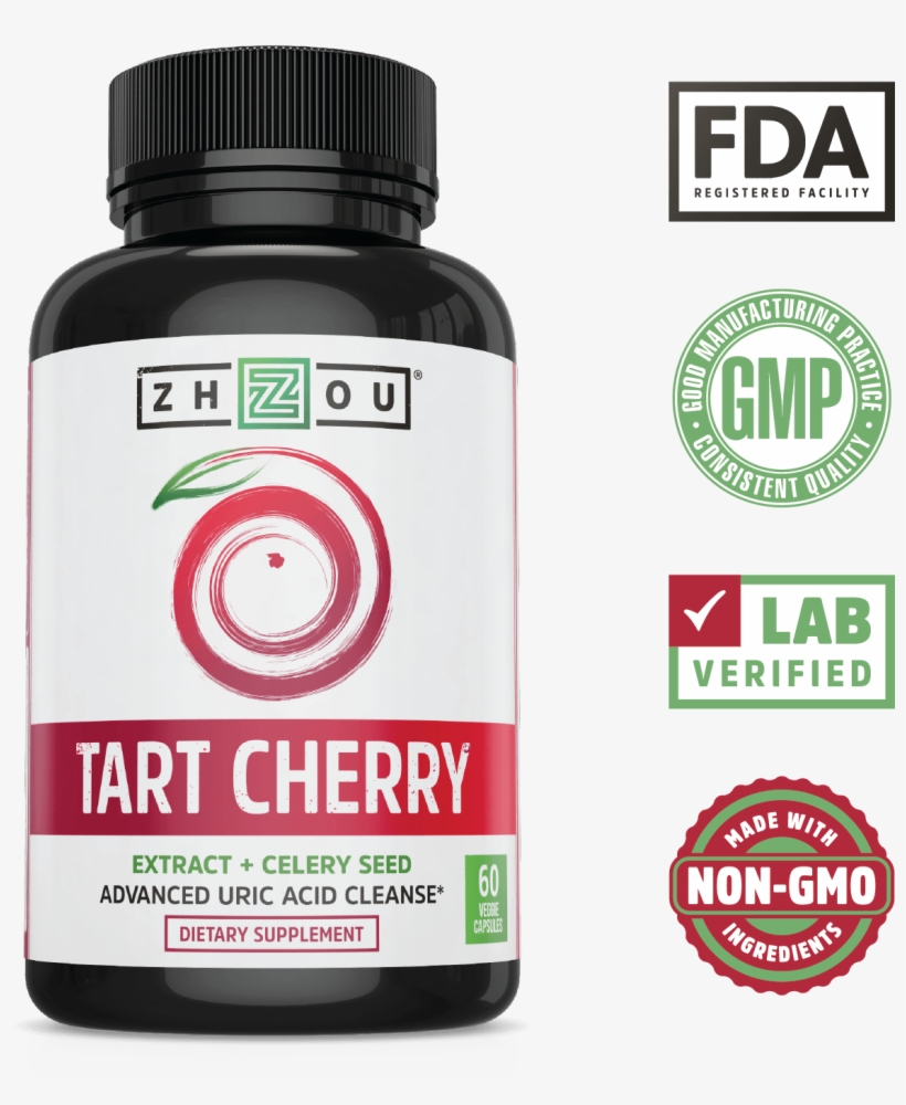 Zhou Nutrition Lab Verified, Non-gmo Tart Cherry Extract - Horny Goat Weed Zhou, transparent png #8951389