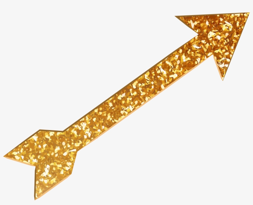 Golden Arrow Transparent Image, transparent png #8952020