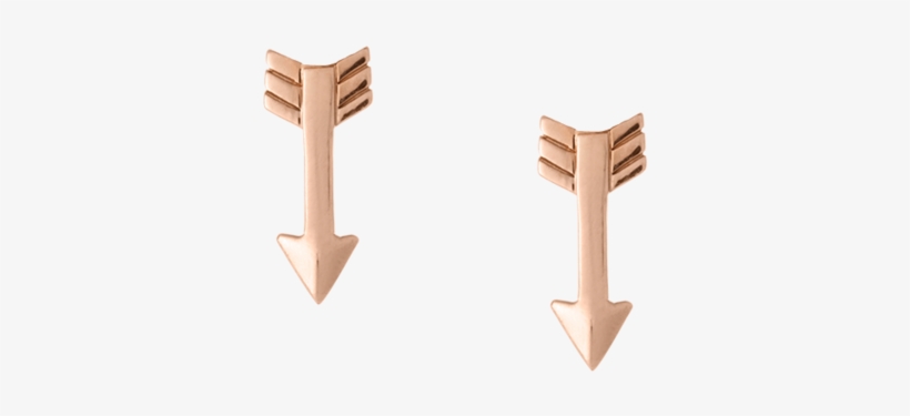 Arrow Studs Image - Earrings, transparent png #8952353
