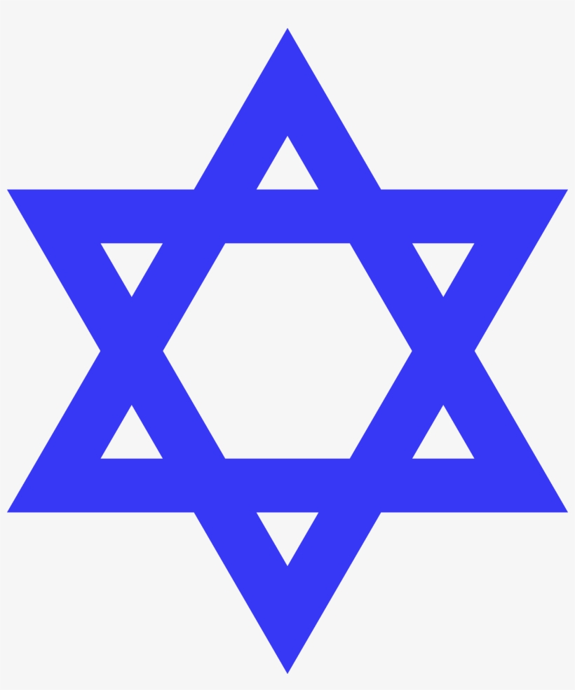 Wikipedia Lighter Blue Star Of David - Star Of David Gif, transparent png #8952568