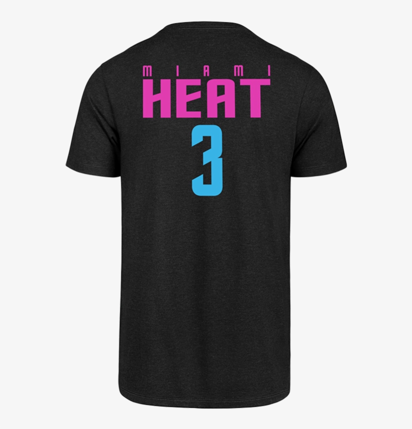 Men's Miami Heat Dwyane Wade Legend T-shirt - Active Shirt, transparent png #8952654