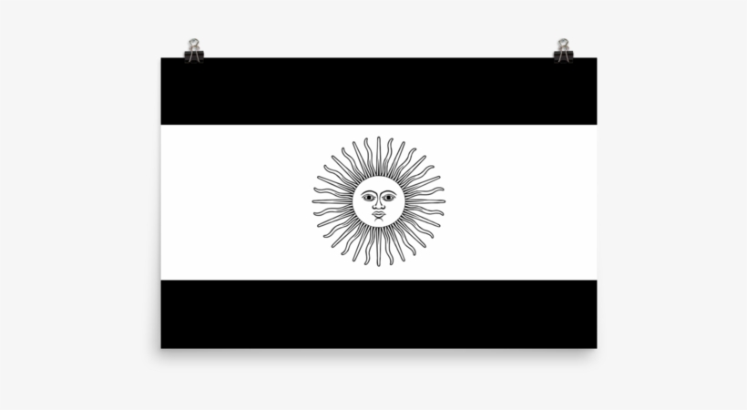 Argentina Flag Wall Art - Circle, transparent png #8953231