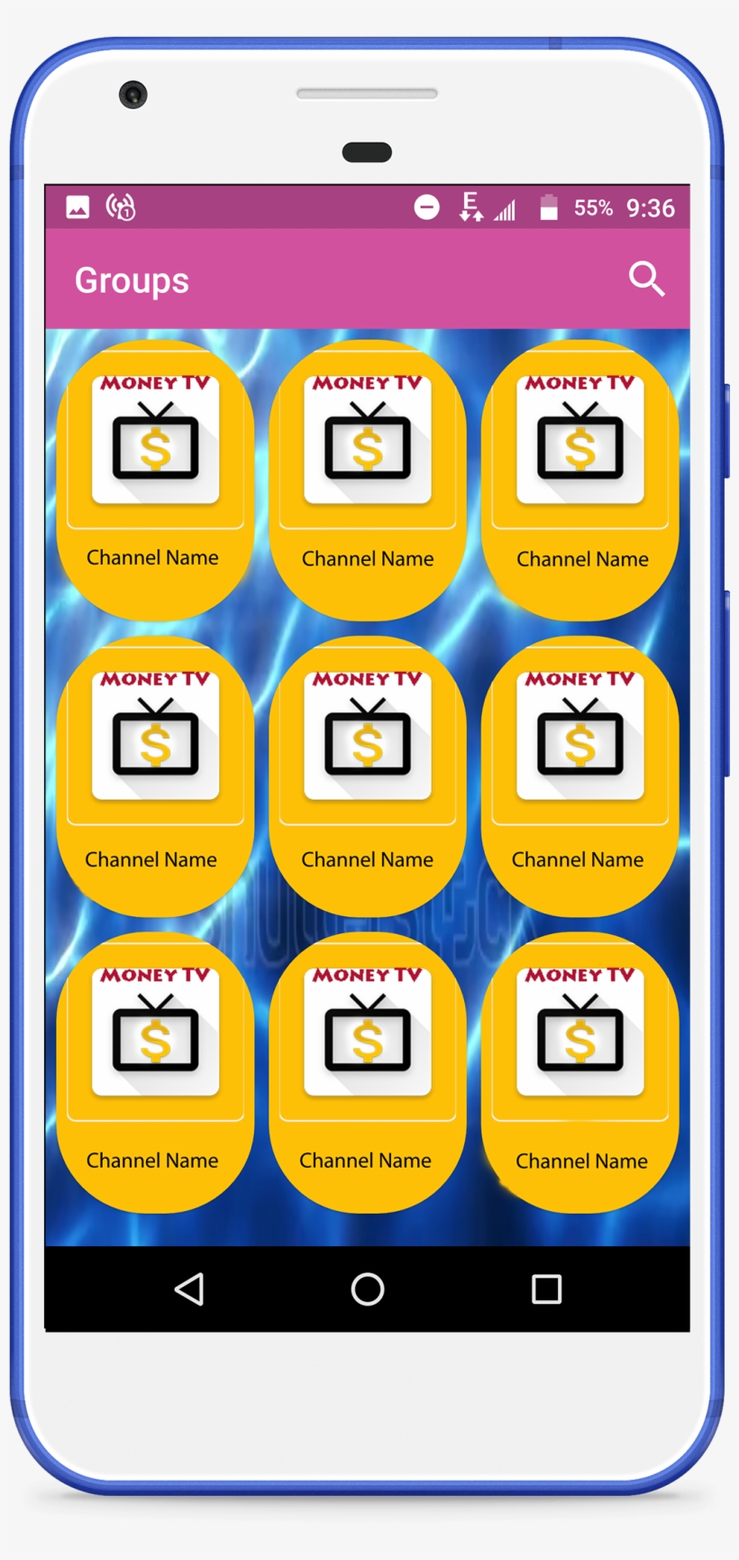 Pixel Really Blue Portrait - Iphone, transparent png #8953235