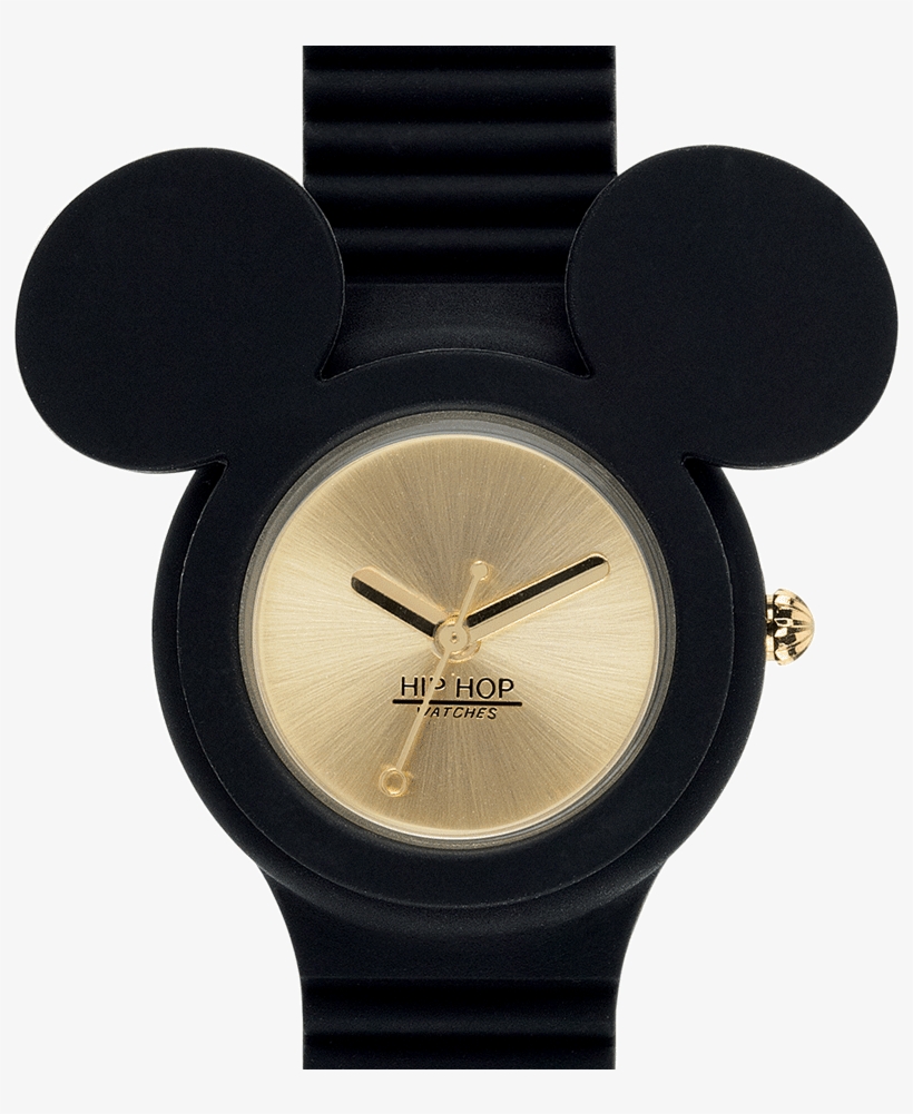 Mickey Iconic Black - Orologio Hip Hop Mickey Mouse, transparent png #8953395