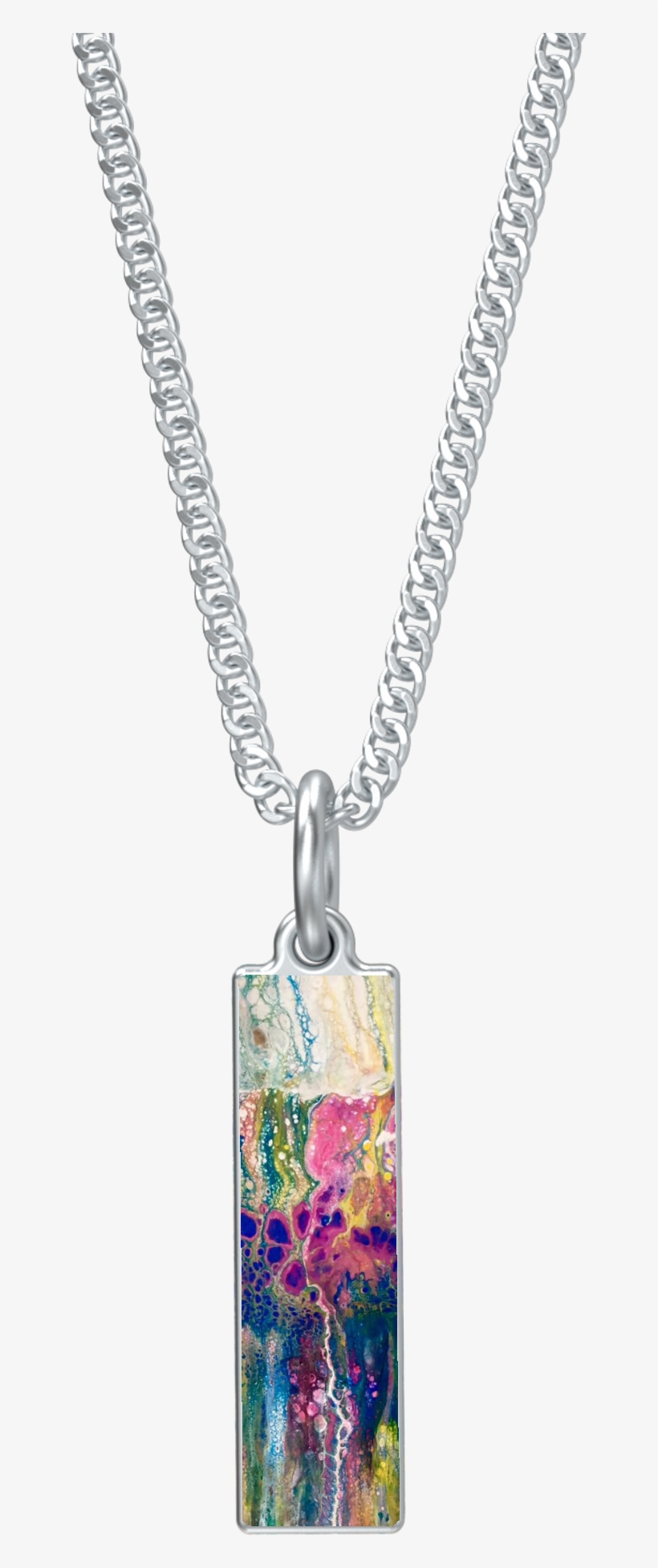 Lightning Bolt Pendant With Chain - Necklace, transparent png #8954131