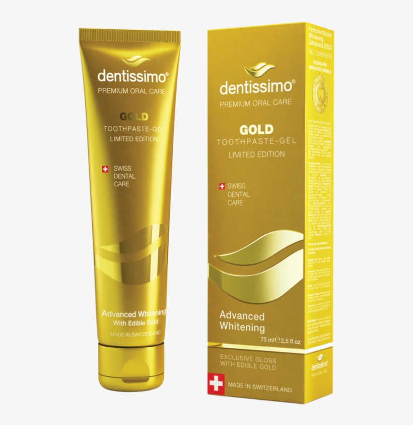 Toothpaste-gel Advanced Whitening Gold - Toothpaste, transparent png #8954520