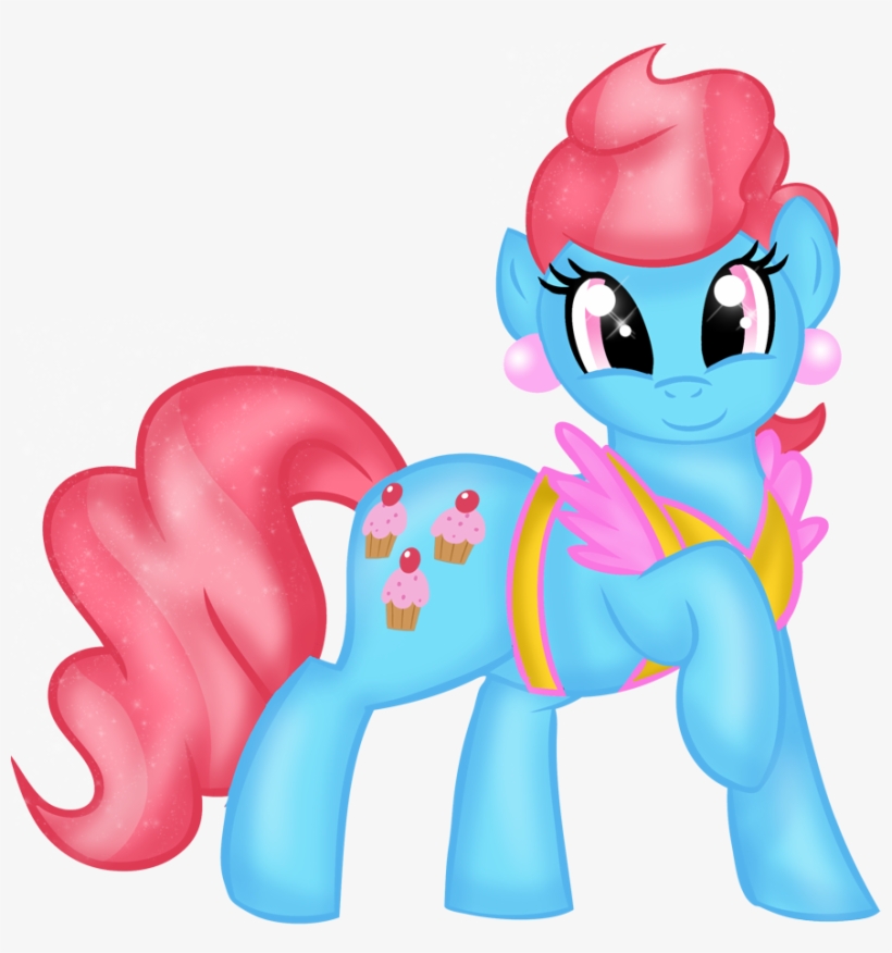 Cake By Rayodragon - Little Pony Mrs Cup Cake, transparent png #8954563
