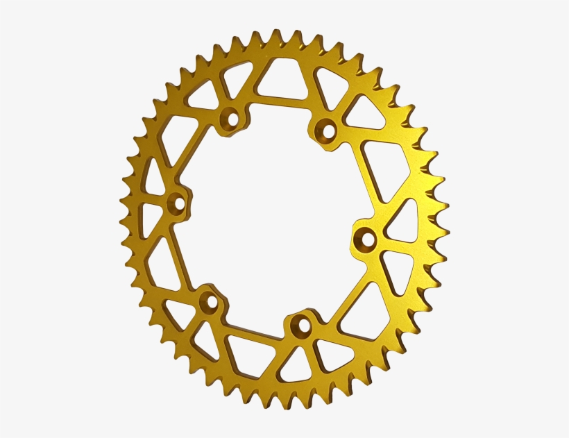 Rip It Performance Rear Alloy Sprocket 49 Teeth- Gold - Rotor Q Rings Aldhu, transparent png #8954870