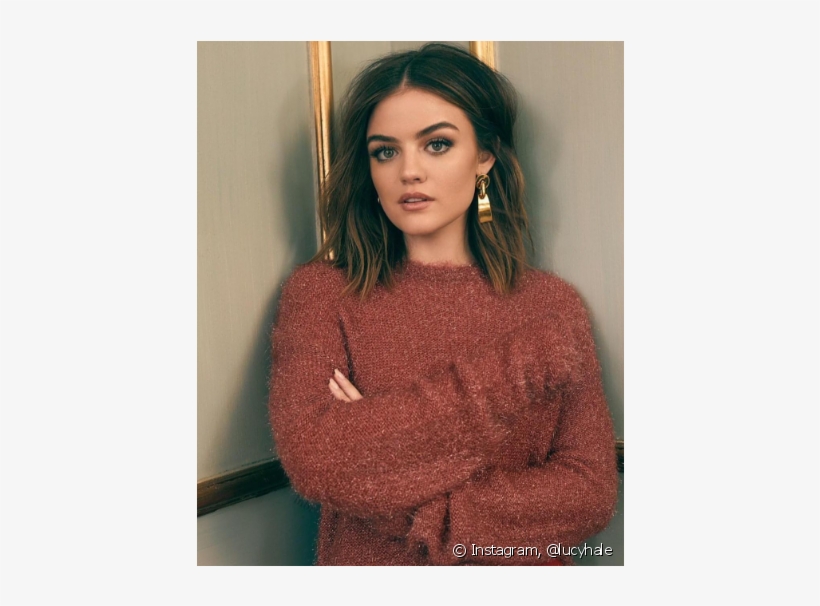 Veja 5 Vezes Que Lucy Hale Mudou O Visual Dos Fios - Short Hair Styles Cute, transparent png #8955264