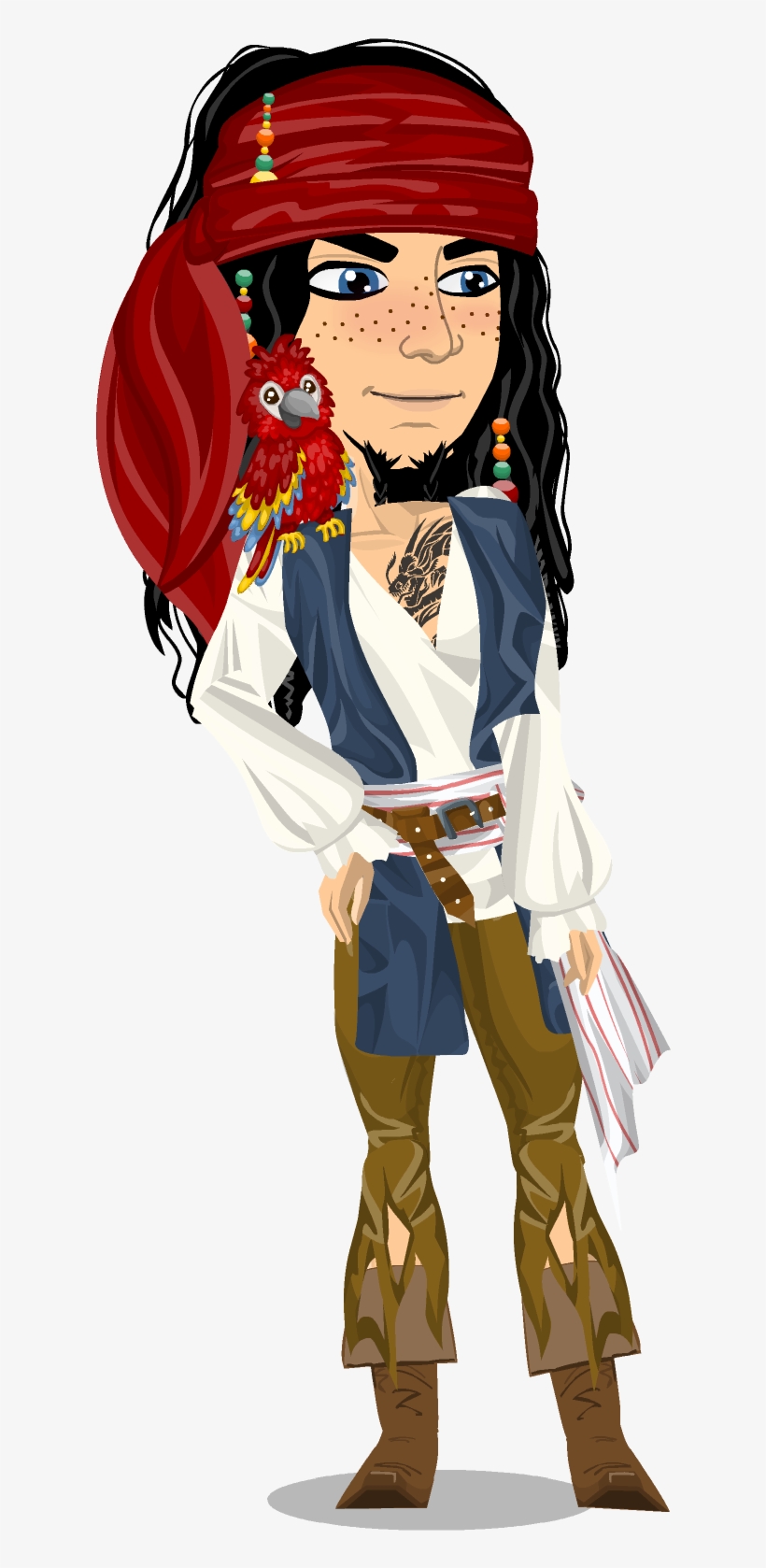 Disney Jack Sparrow Look - Jack Sparrow Msp, transparent png #8955696