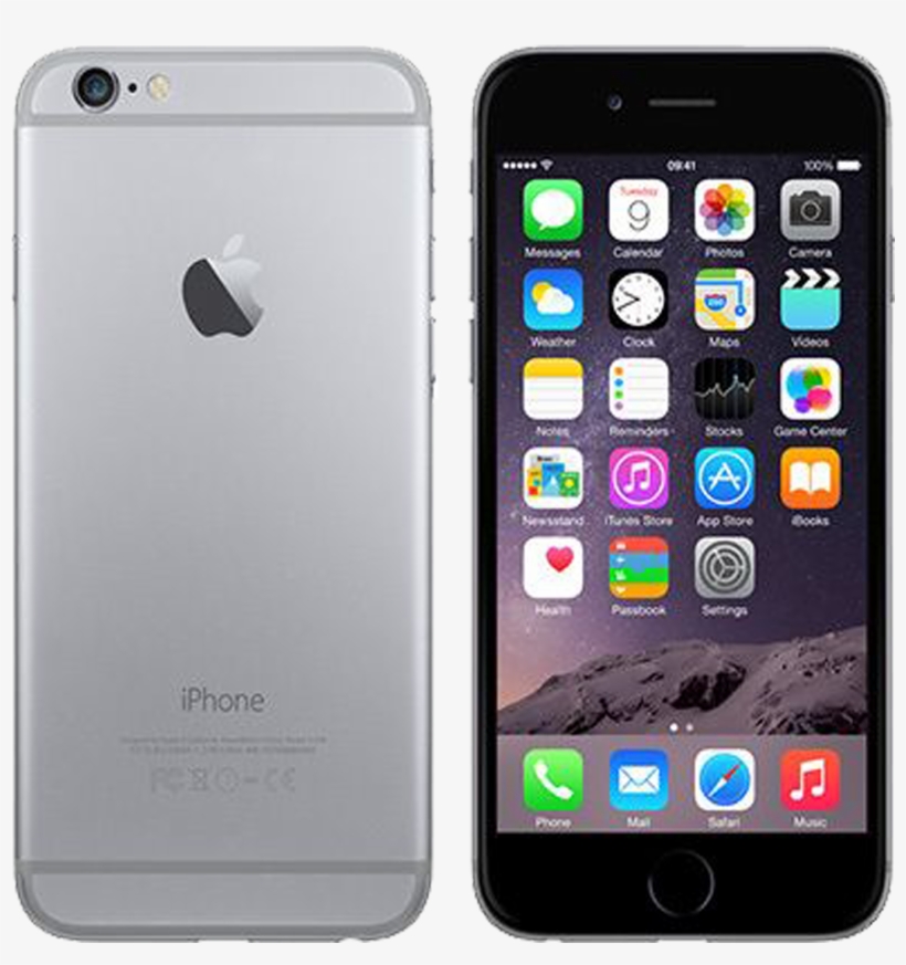 Apple Iphone 6 With Facetime - Iphone 6 Gold Silver Space Grey, transparent png #8956271
