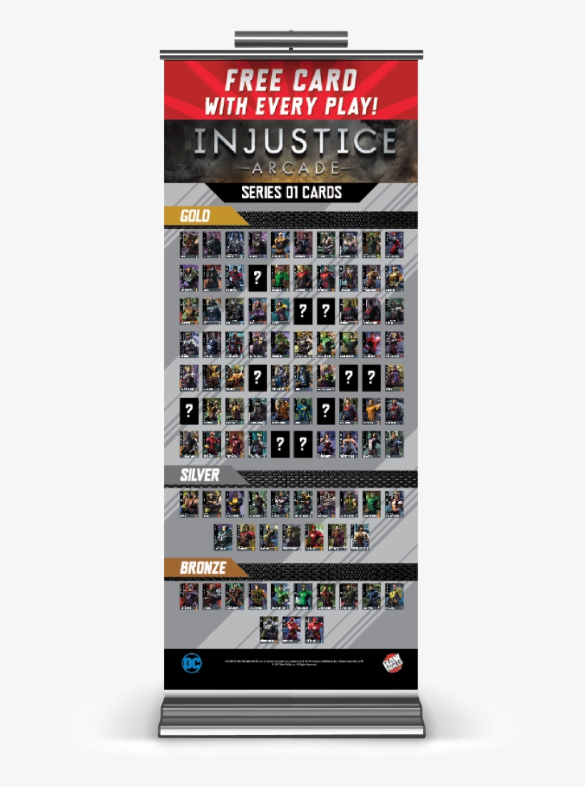 Increase Revenue With Free Injustice Stand Up Banner - Injustice Arcade Game Cards, transparent png #8956326