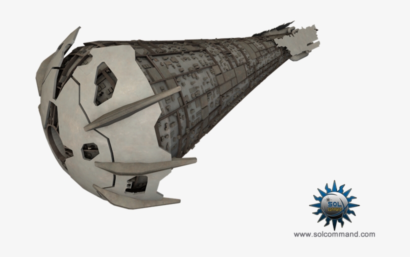 Mjolnir Titan Space Ship Capital Huge Beast Kilometer - Cannon, transparent png #8956458