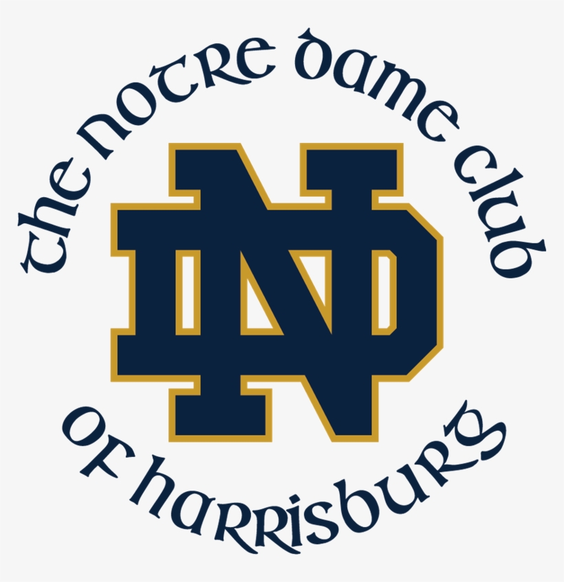 Welcome To The Notre Dame Club Of Harrisburg Online - Logo Notre Dame Football, transparent png #8956700