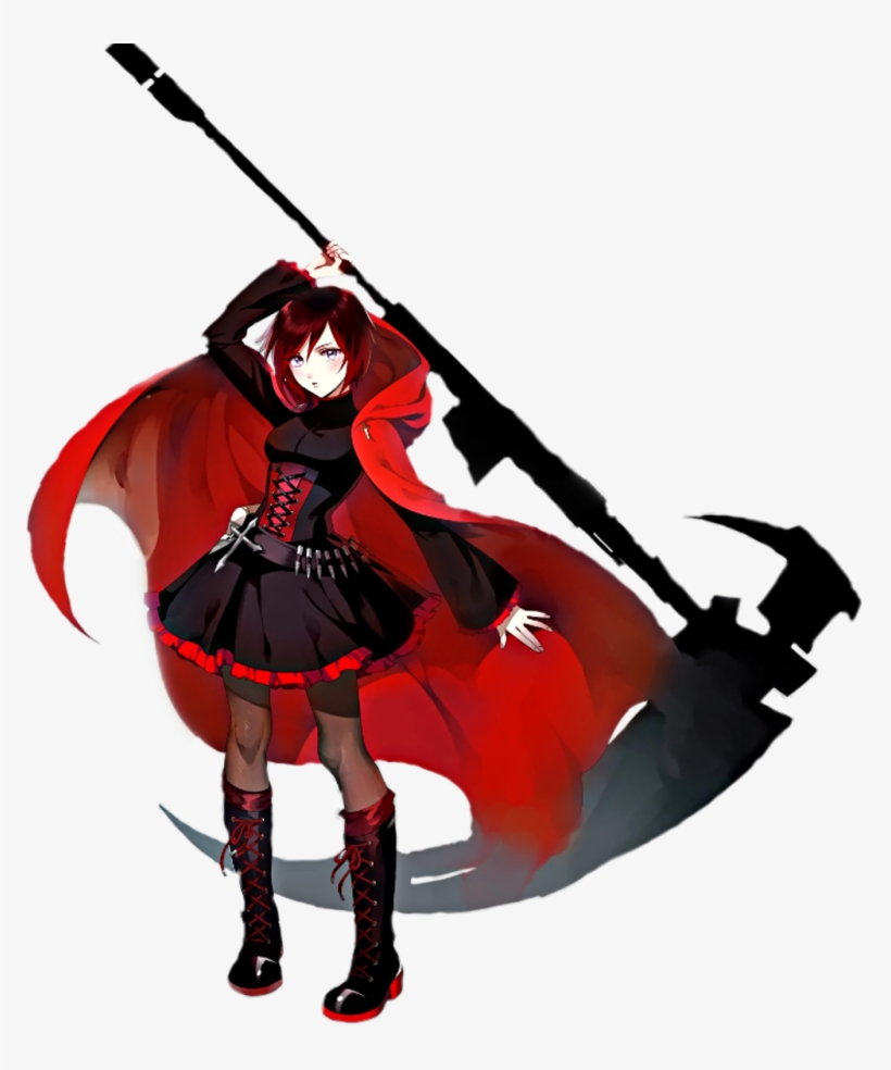 Rwby Sticker - Rwby Blue Ruby Rose, transparent png #8956809