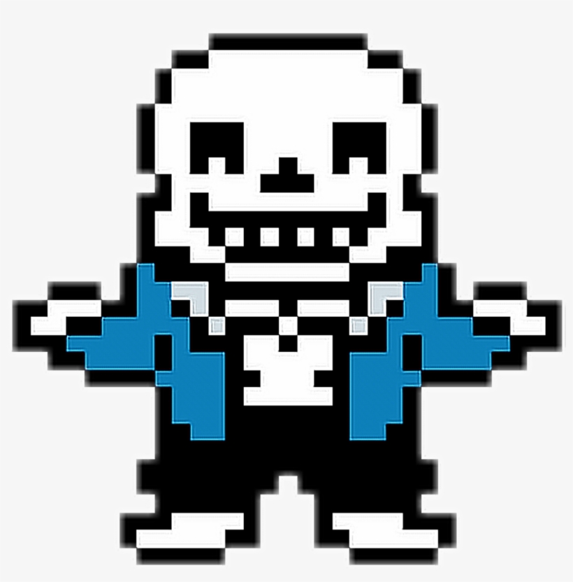 Sans Undertale Tale Pixel Blackandwhite Sceleton Joke - Undertale Sans Pixel, transparent png #8957713