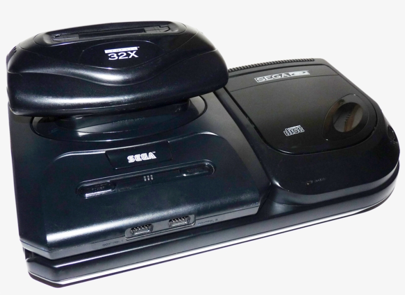 How To Hook Up Your Sega Genesis 2 With The Sega Cd - Sega Mega Drive, transparent png #8958502