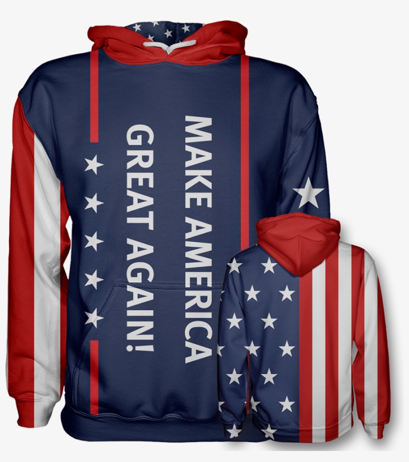 Make America Great Again Hoodie - Make America Great Again Swimsuit, transparent png #8959303