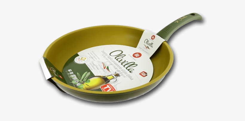 Illa Frying Pan With Olive Oil Non-stick Coating 28cm - Frying Pan, transparent png #8959389