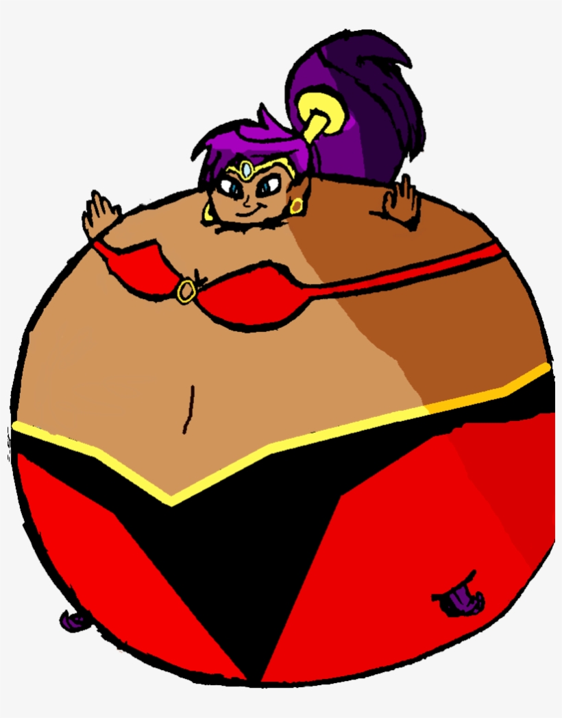 Shantae Balloon Colored By Toonrick2012 By Nepuofinflation - Cartoon, transparent png #8959419