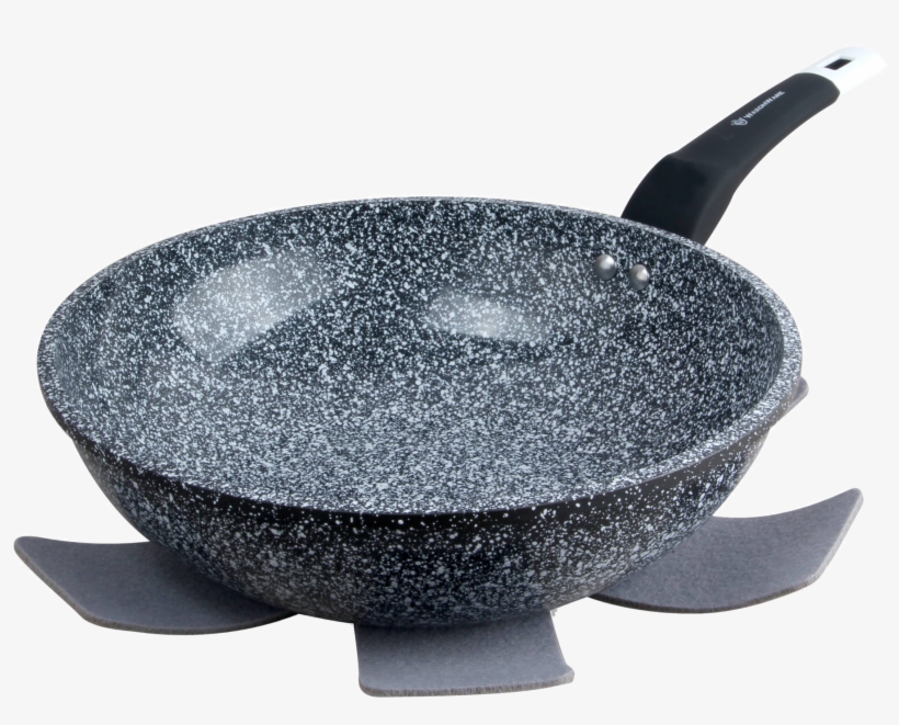 Waxonware Nonstick Cookware Jumbo Wok Stir Fry Pan - Stone Wok, transparent png #8959544