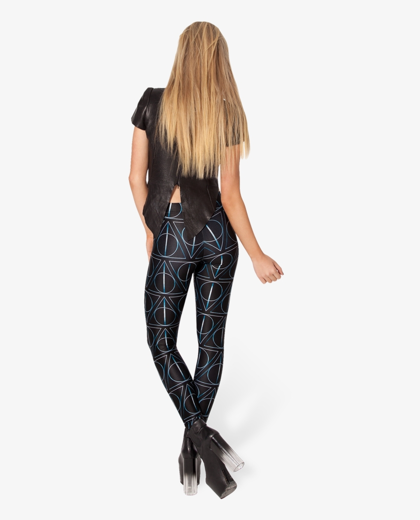 Deathly Hallows Leggings - Simple Harry Potter Cartoon, transparent png #8959930