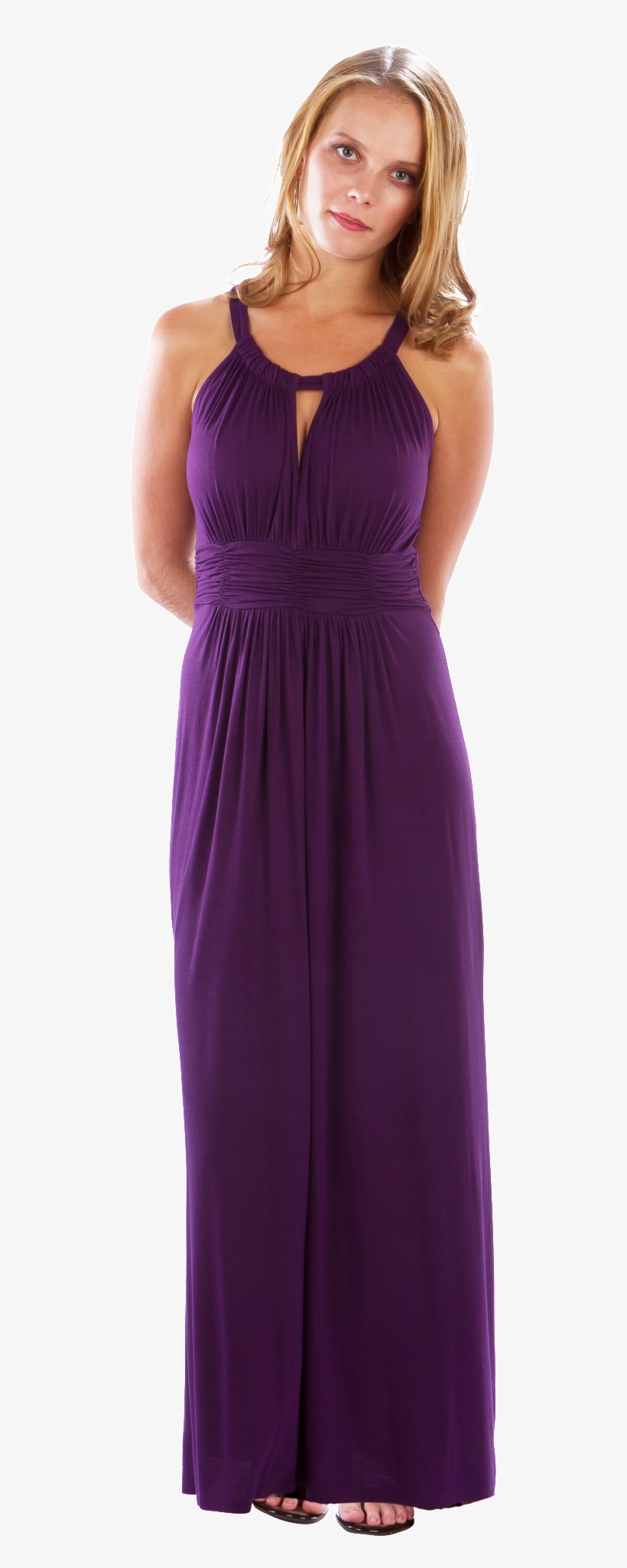 Maxi Keyhole Dress - Gown, transparent png #8960308