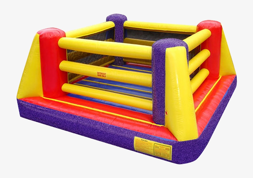 Bouncy Boxing Main Event Inflatable Boxing Ring Rental - Bouncy Boxing Ring, transparent png #8960638