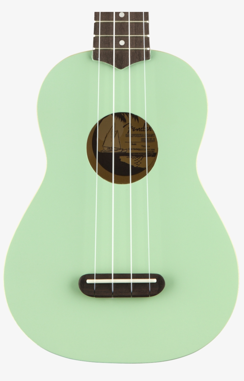 Fender® Venice Soprano Ukulele In Surf Green Sn Cyn1806025, transparent png #8961048