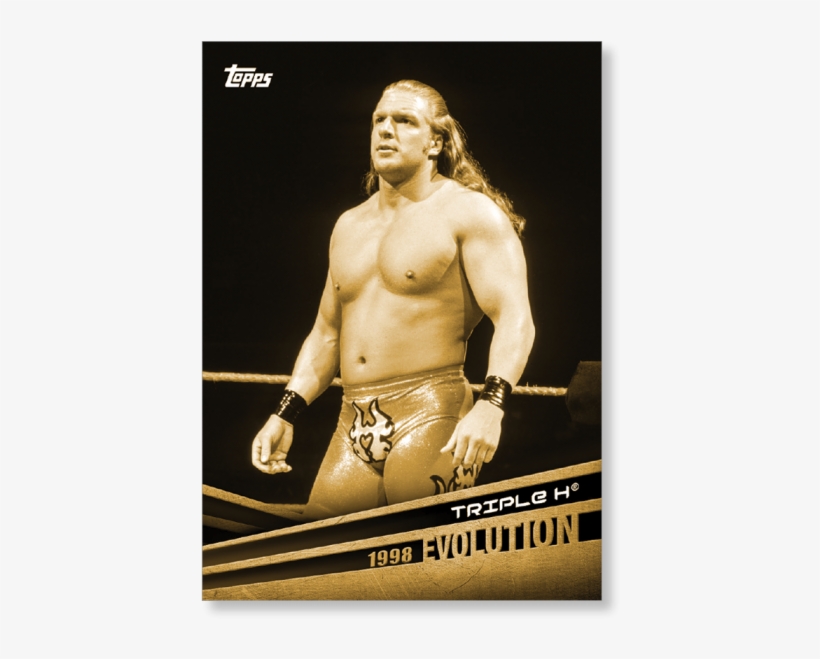 2018 Topps Wwe Triple H - Wwe Triple H Evolution, transparent png #8961684