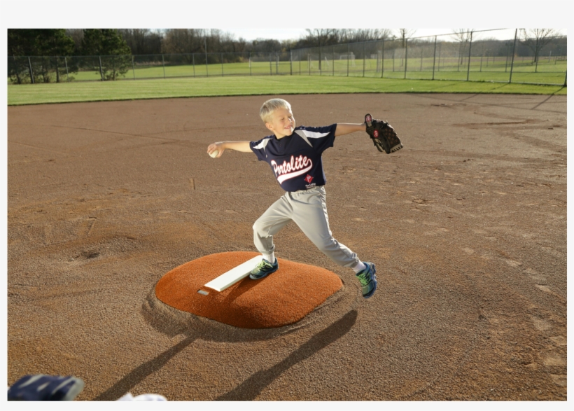 Portolite 4" Economy Youth Baseball Pitching Mound - Pitcher, transparent png #8961727