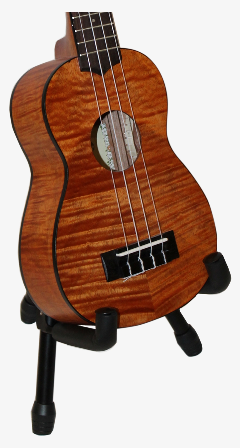 Metal Ukulele Stand W/ Ukulele - Acoustic Guitar, transparent png #8961873