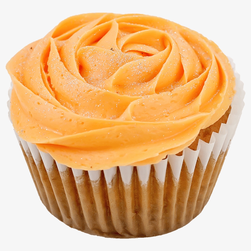 Jumbo Cupcake - Orange - Cupcake, transparent png #8962067