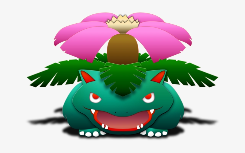Download Venusaur Logo - Cartoon, transparent png #8962253