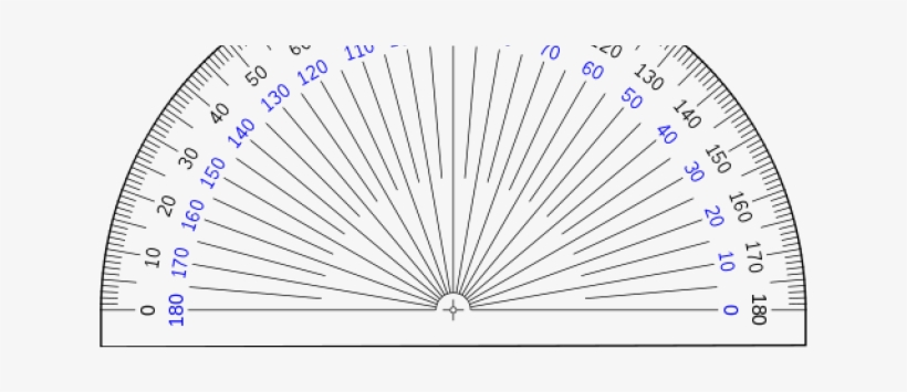 Free Printable Protractor 180 360 Pdf With Ruler Free Printable