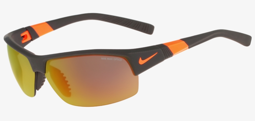 Show X2 R Ev0822 Matte Deep Pewter Total Orange Shatter - Sunglasses, transparent png #8962827