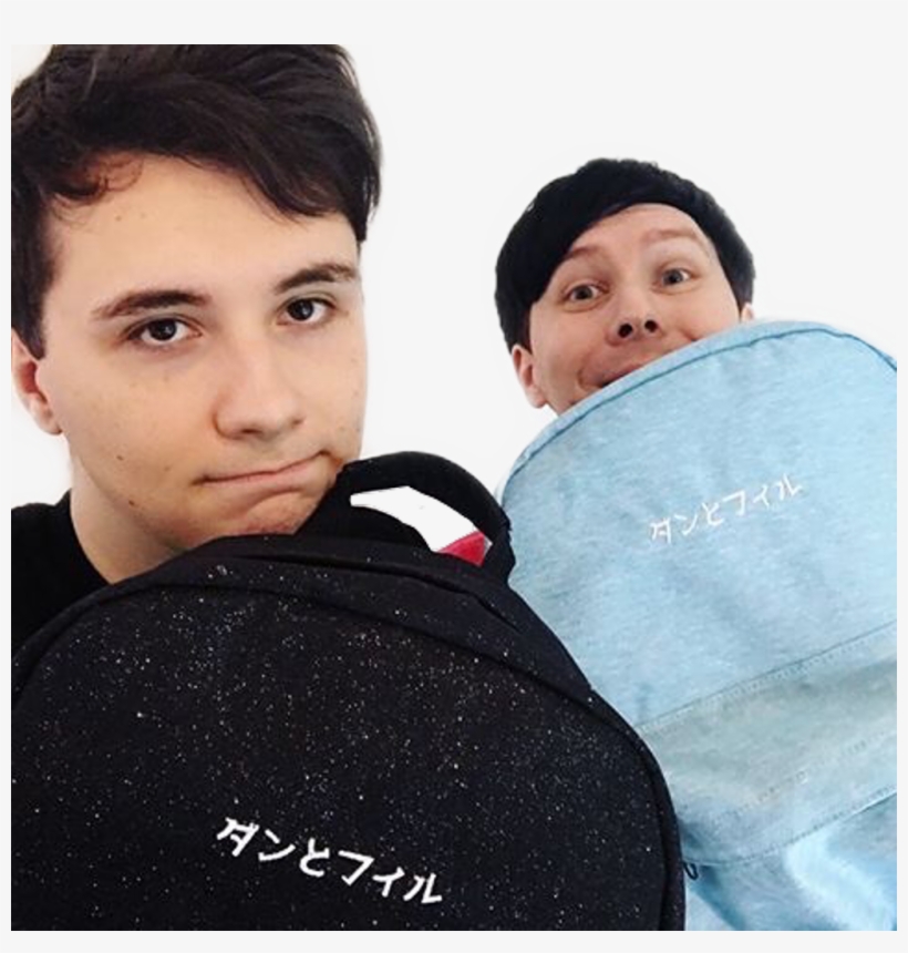 Dan Sticker - Dan And Phil Japan Backpack, transparent png #8962870