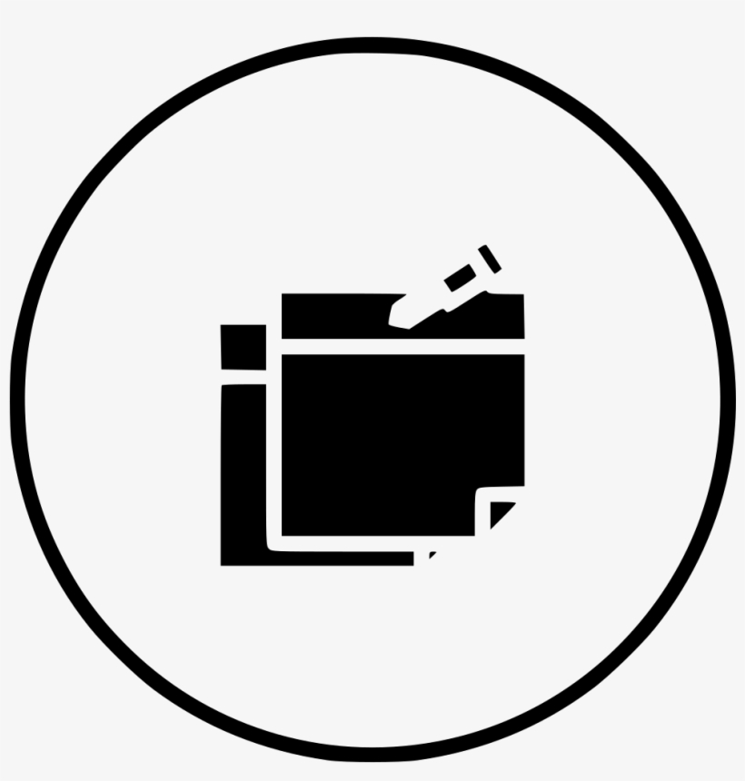 Stickynotes Pin Attach Notice Remind School Study Comments - Circle, transparent png #8962957