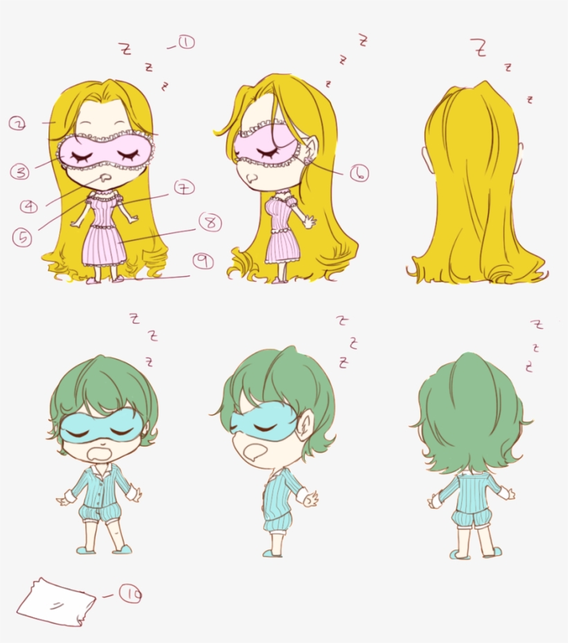 Sleeping Beauty/ Sleep Fighters Set - Cartoon, transparent png #8963081