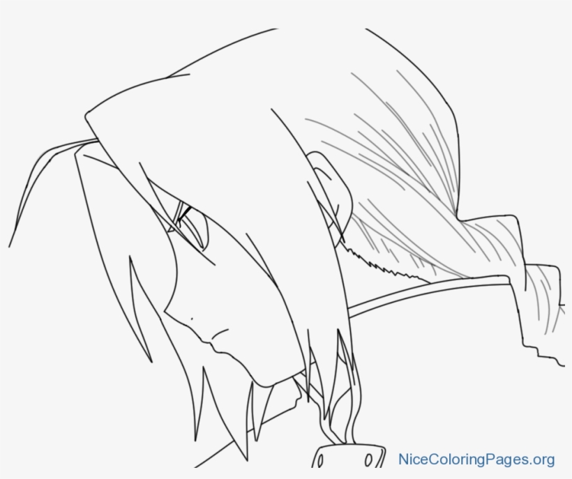 Edward Elric Coloring Pages E3, transparent png #8963152