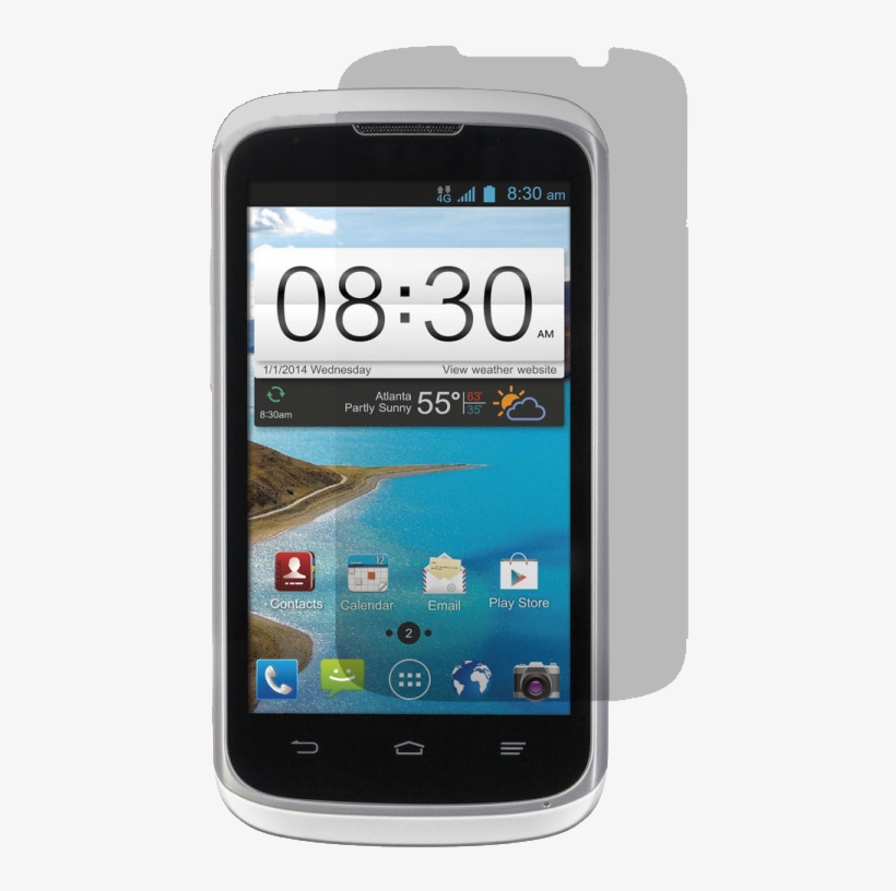Zte Sonata 3 Tempered Glass Screen Protector - Zte Sonata, transparent png #8963158