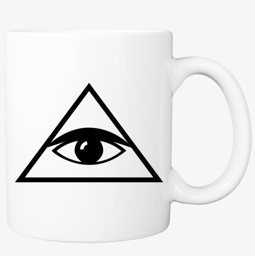 Illuminati Mug - All Seeing Eye Transparent, transparent png #8963767