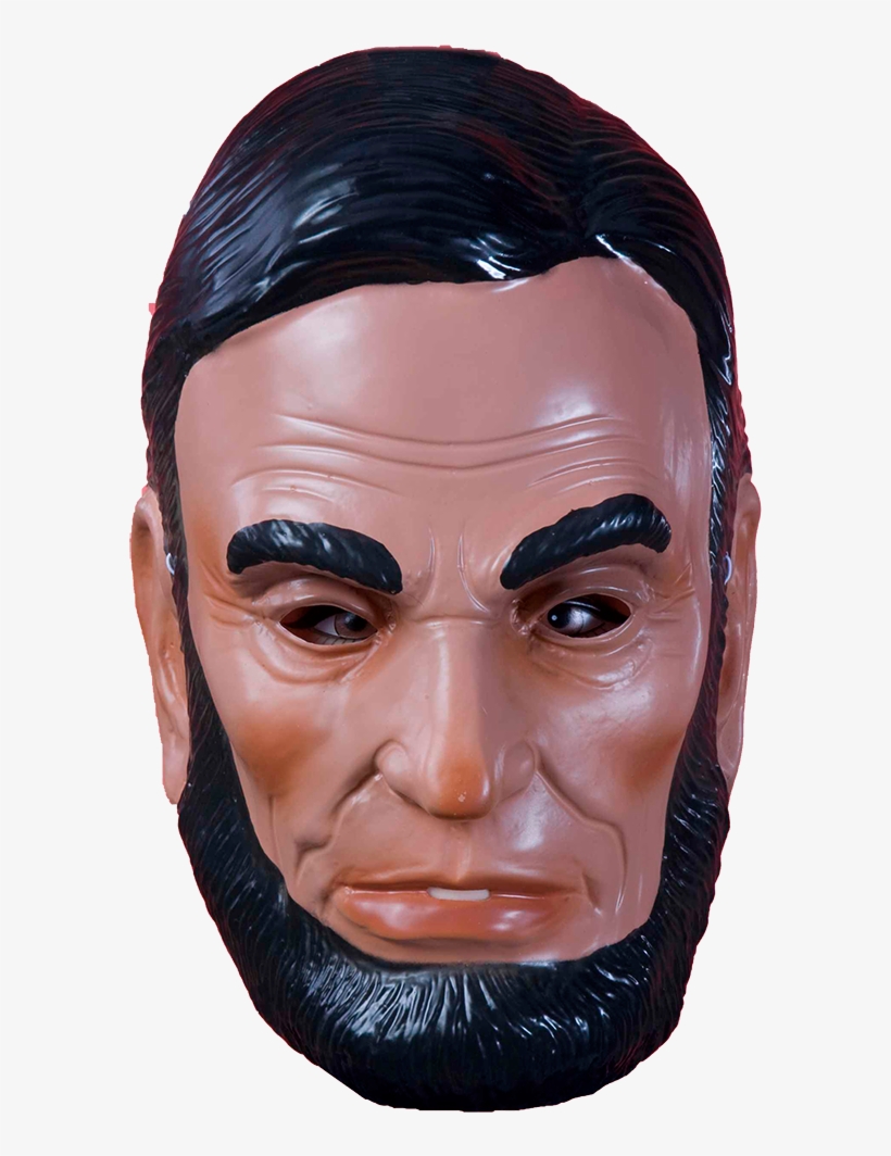 Plastic Abe Lincoln Mask - Abraham Lincoln Mask, transparent png #8963848