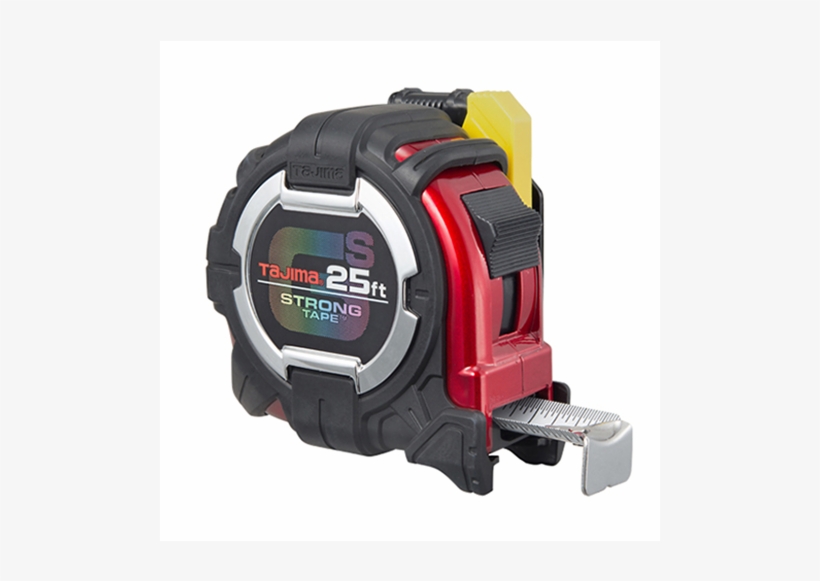 Tajima 25 Ft X 1 1/16 Inch Gs-lock Measuring Tape With - Tape Measure, transparent png #8963978