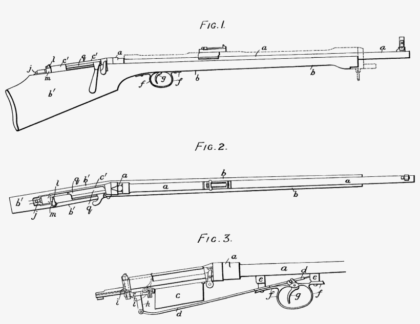 Thorneycroft Carbine - 1901 Thorneycroft, transparent png #8964017