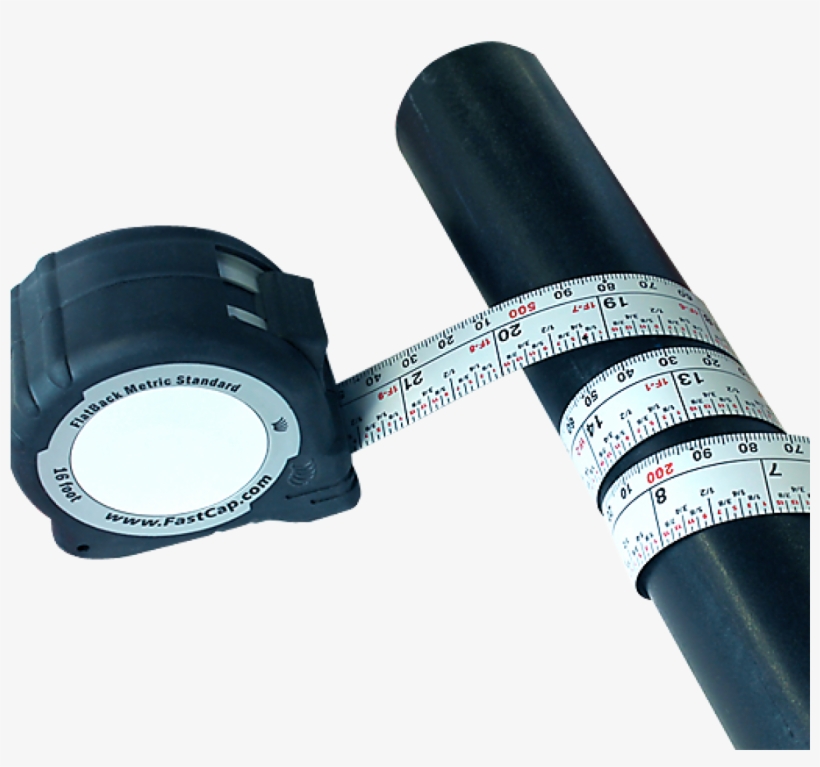 16' Flat Back Measuring Tape Fastcap Pms-flat16 - Monocular, transparent png #8964053