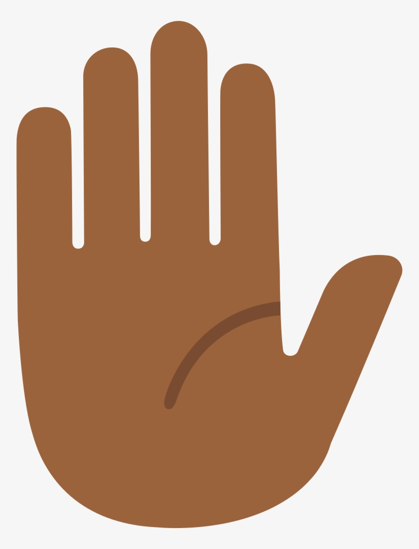 Emoji U270b 1f3fe - Mano Emoji, transparent png #8964474
